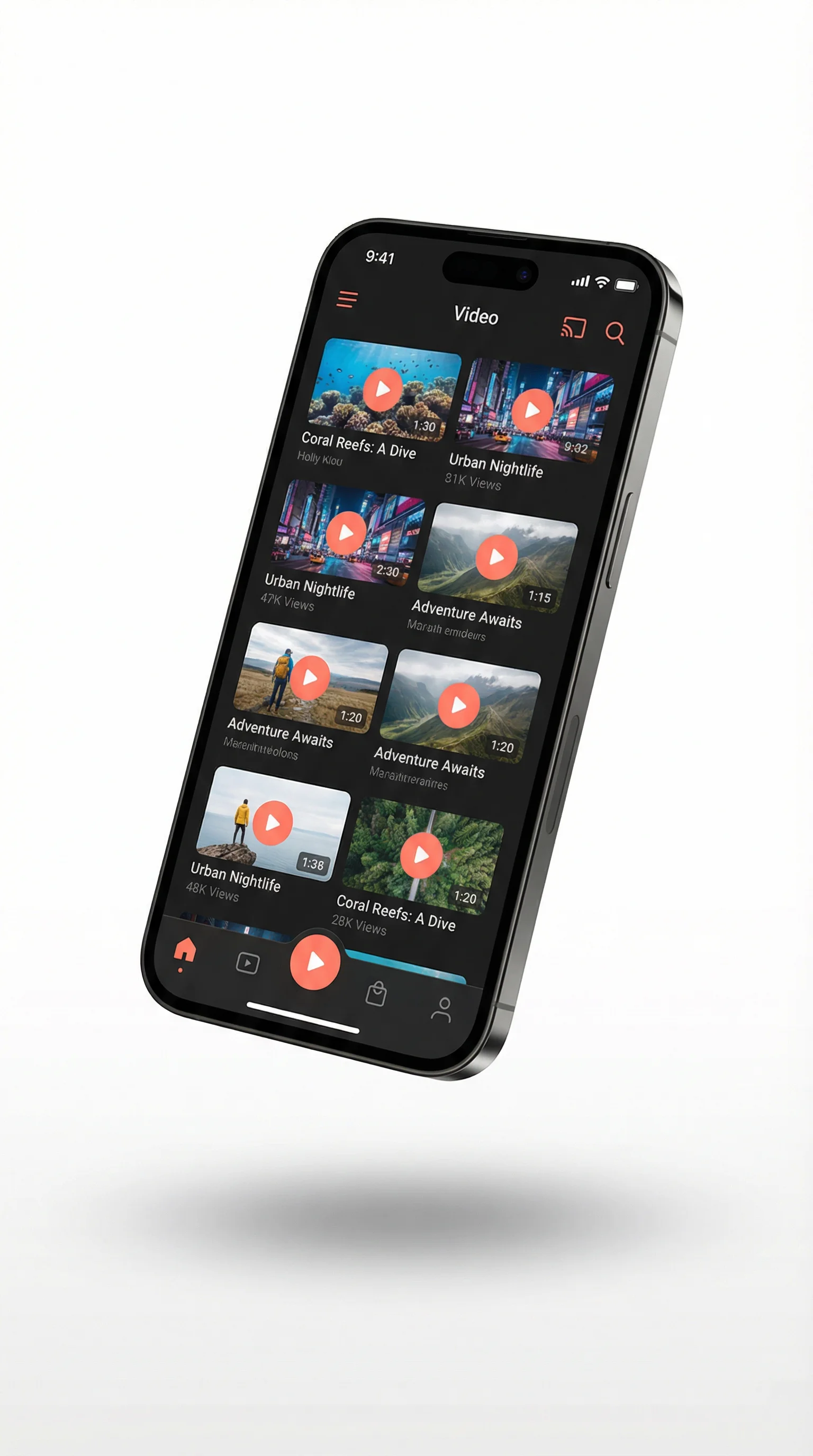 国产视频APP客户端界面展示